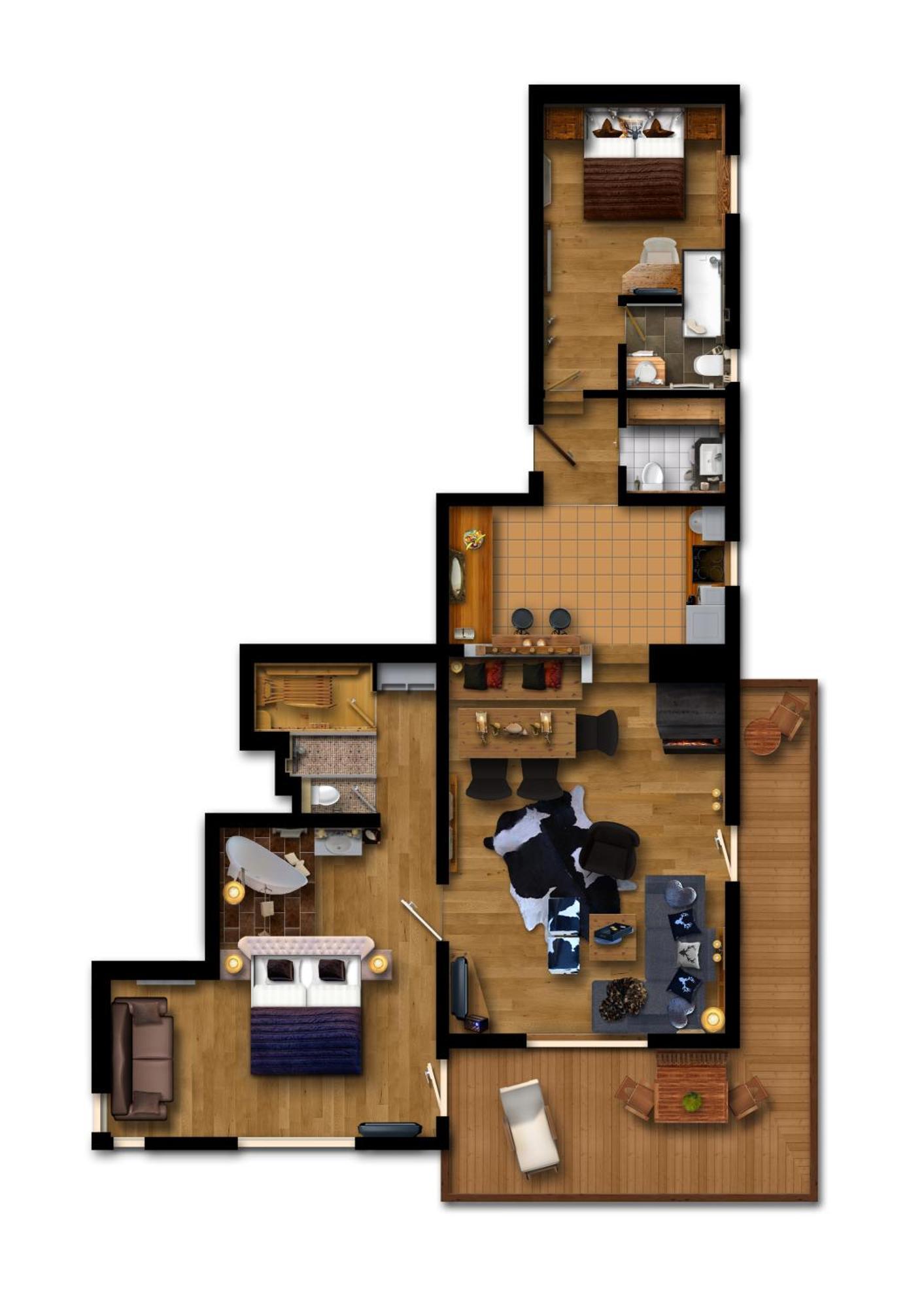 Chalet Bucher Ehrwald Zimmer foto